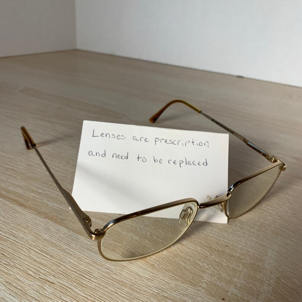 Randolph Engineering RE 350 Eyeglasses Gold Frames 48-21-140 Italy